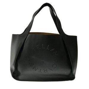 Stella McCartney Stella logo 502793 Black Synthetic Leather Tote Bag